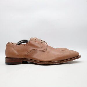 Grenson Men's Size UK 10 F US 11 Light Brown Leather Oxford Dress Shoes